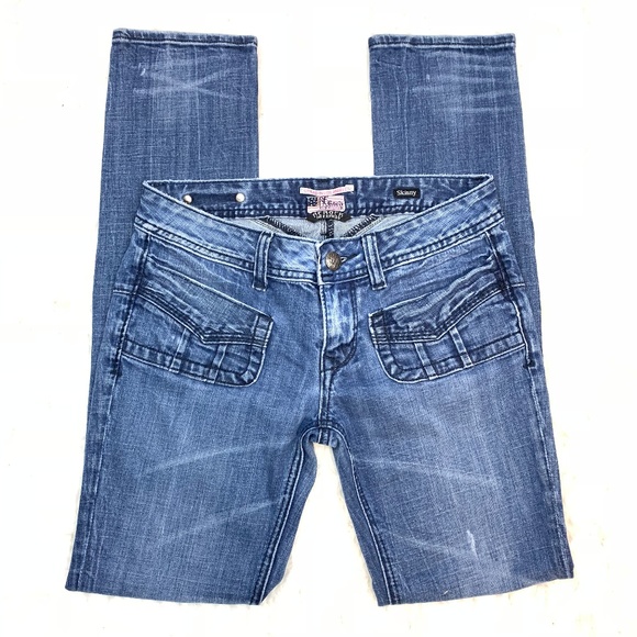 Express Denim - Rerock for Express Distressed Skinny Jeans